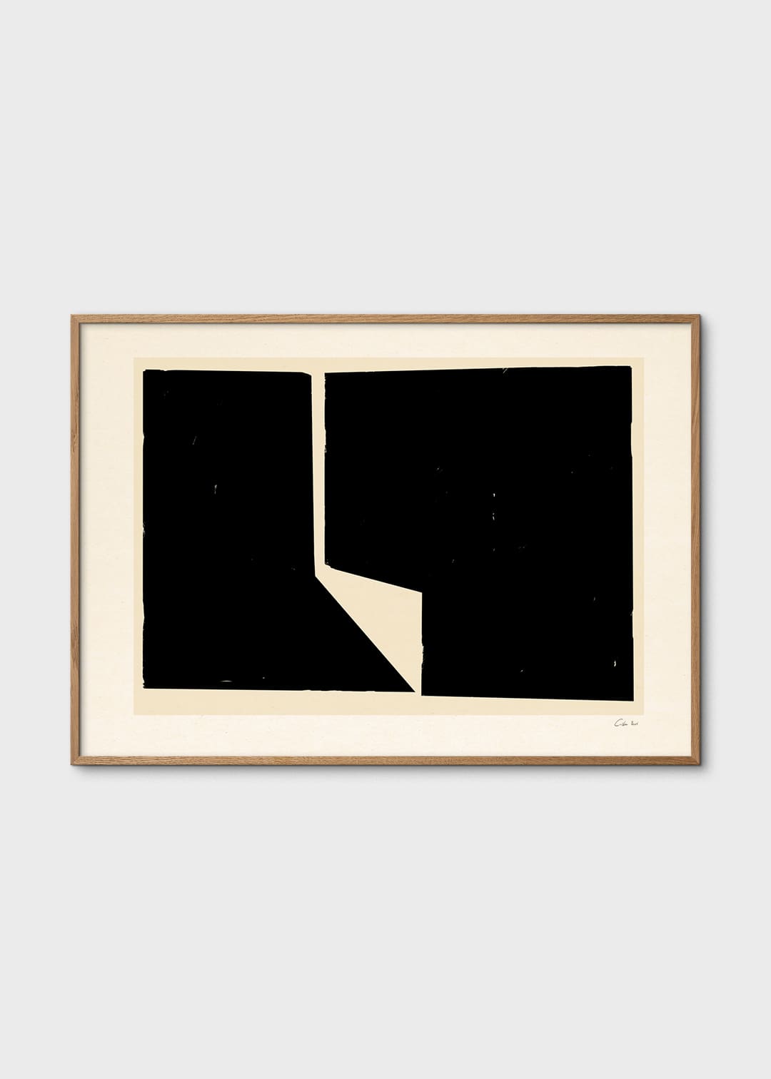 The Poster Club Art Prints Facesing Poster 50x70 beige