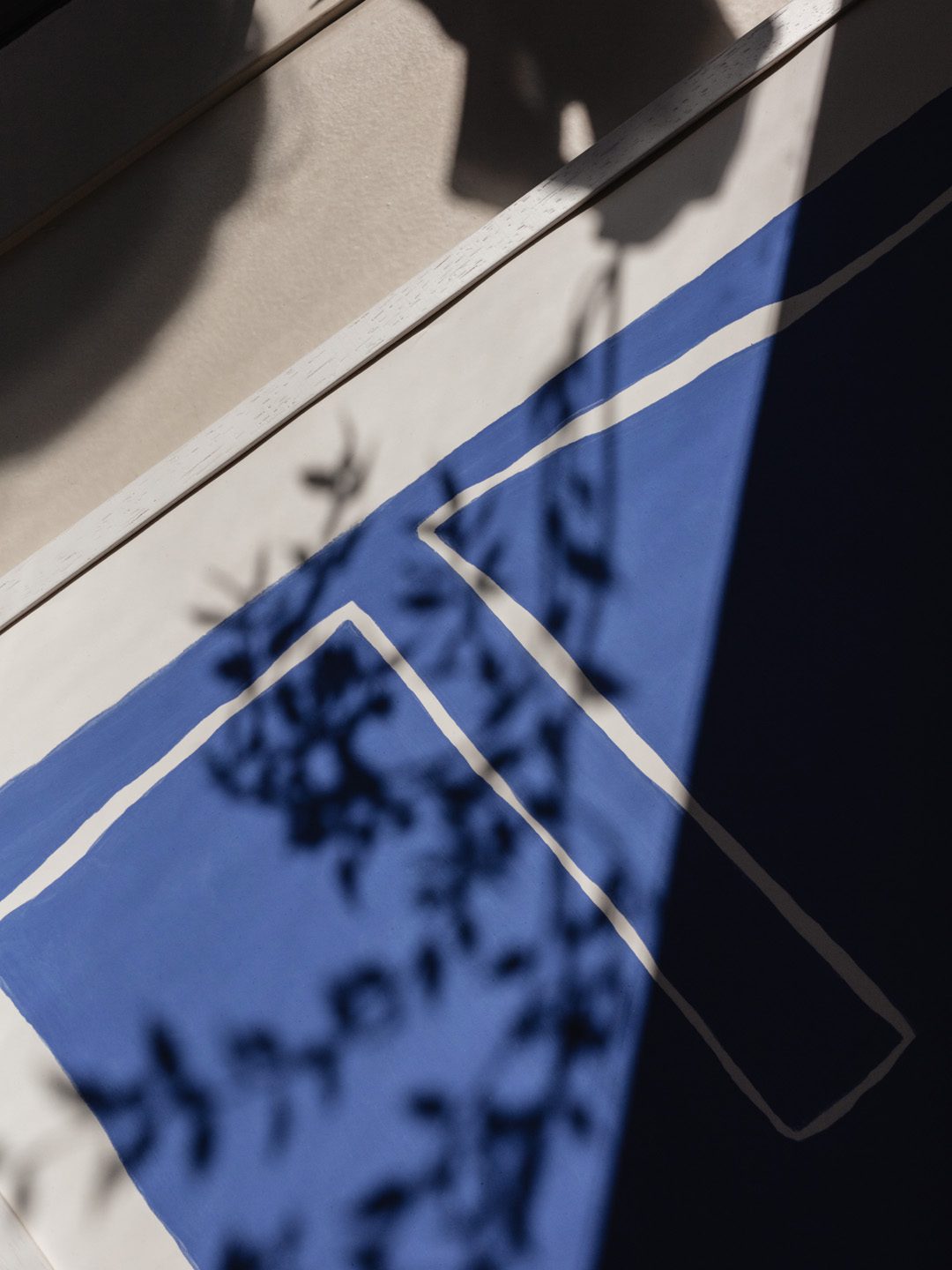 The Poster Club Art Prints The Route Poster A4 blau