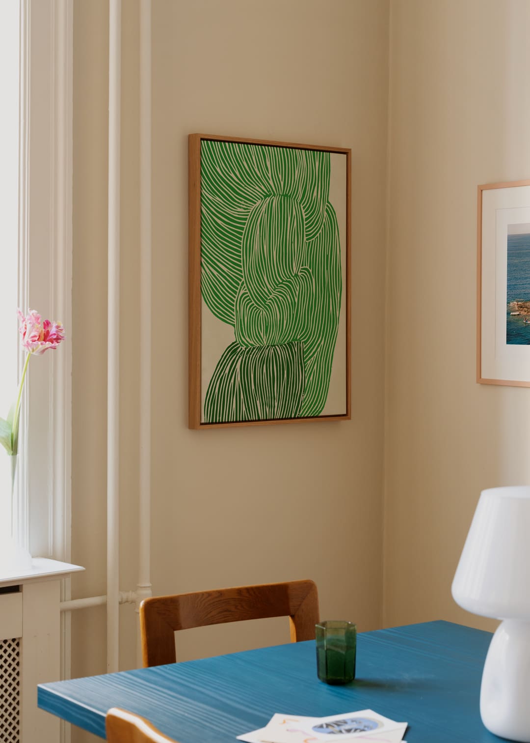 The Poster Club Art Prints Green Ocean Leinwand 30x40 cm grün
