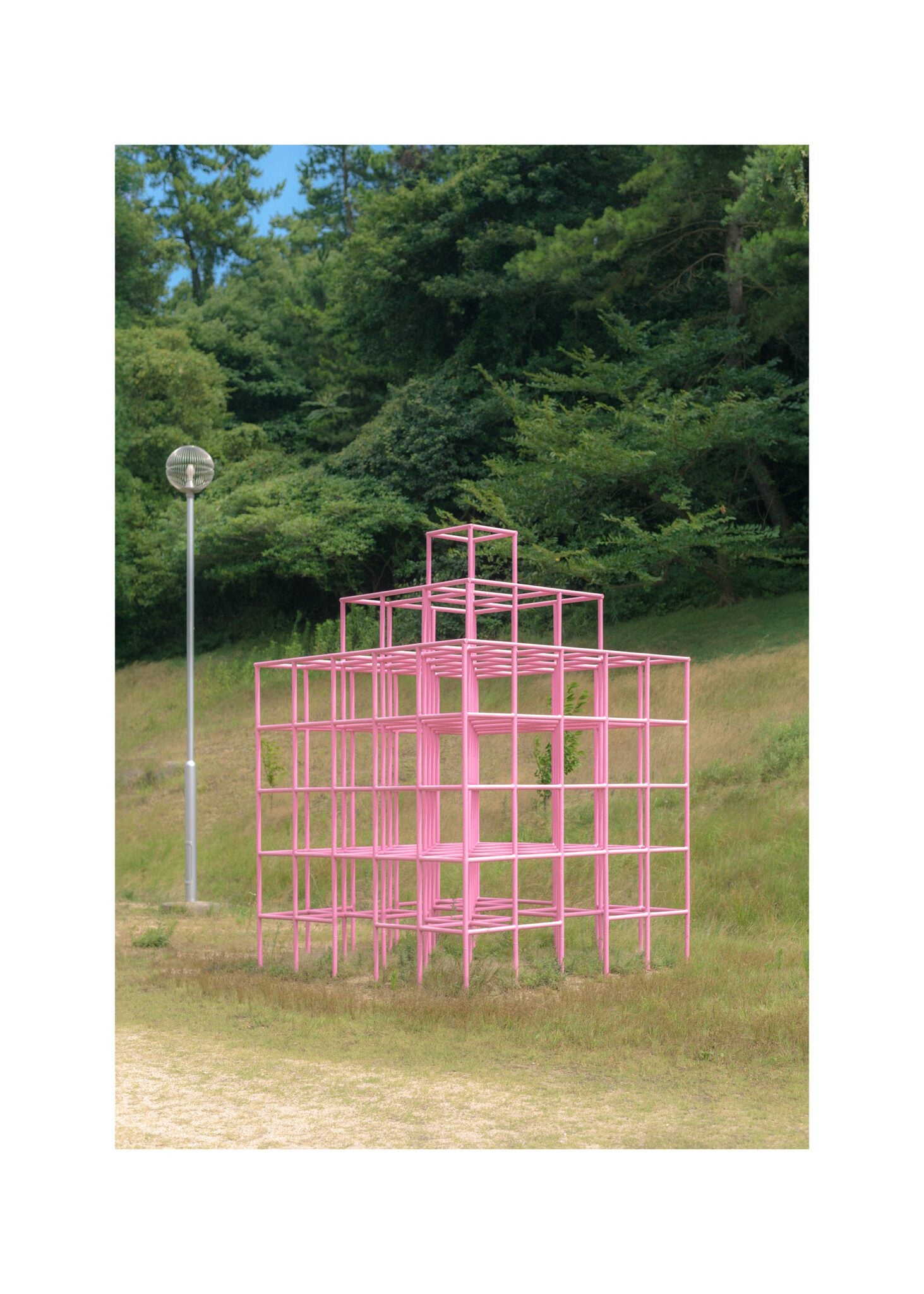 The Poster Club Art Prints Playground in Naoshima Island 01 Poster A4 grün