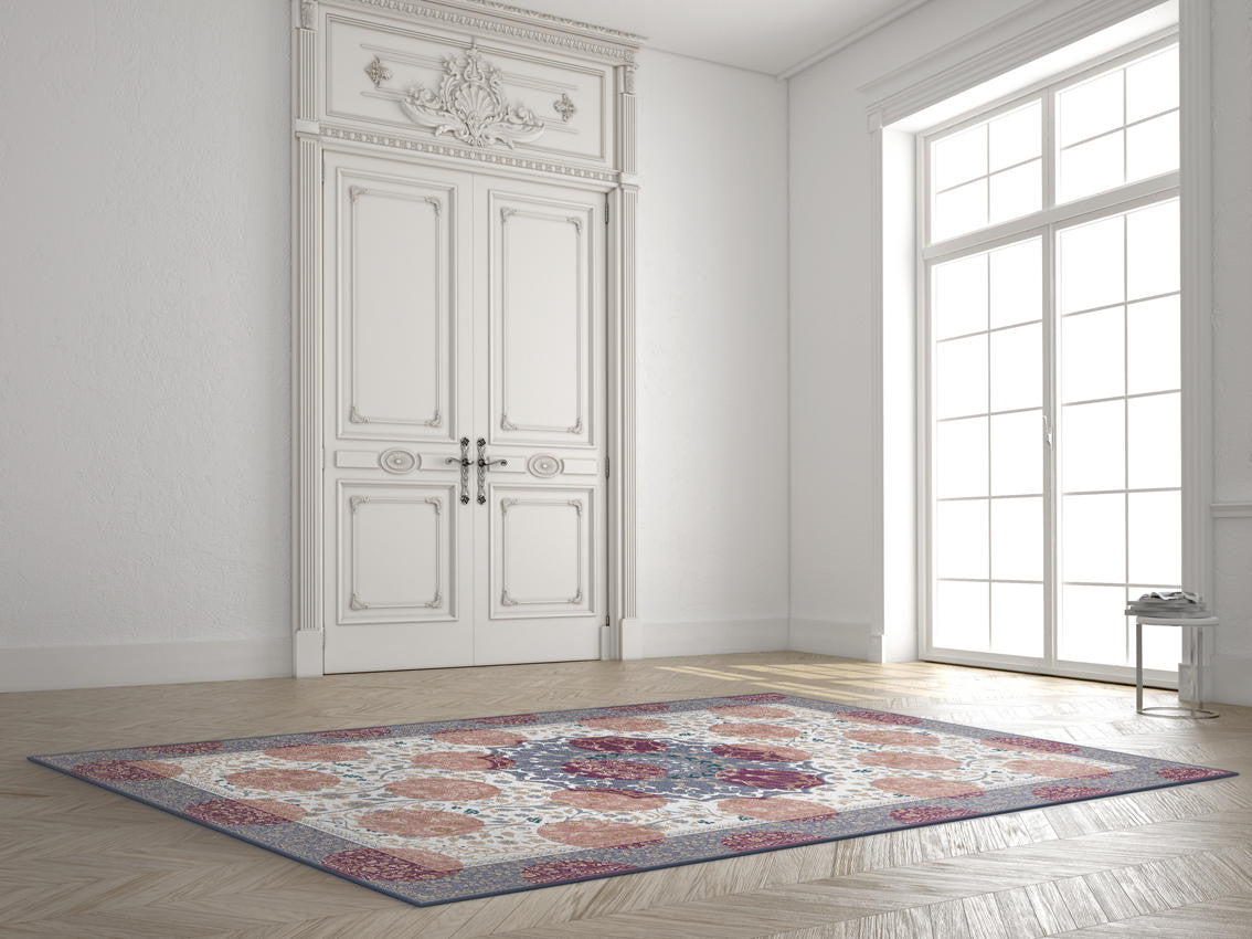 Mineheart Princely Purple Teppich Muster 20x20cm lila