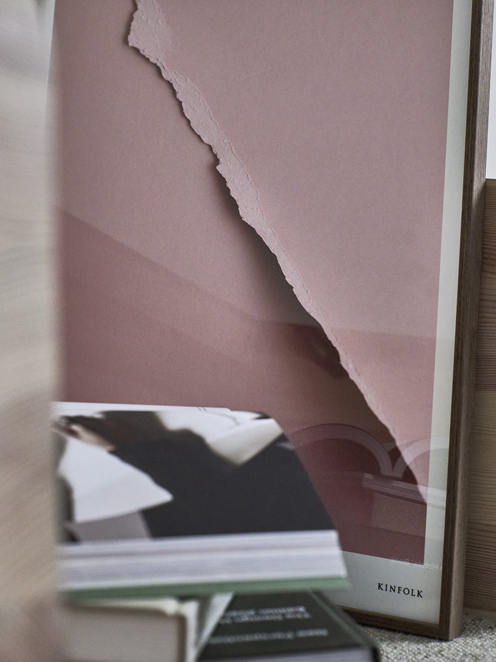 The Poster Club Art Prints Accidental Artwork Poster 40x50 cm rosa