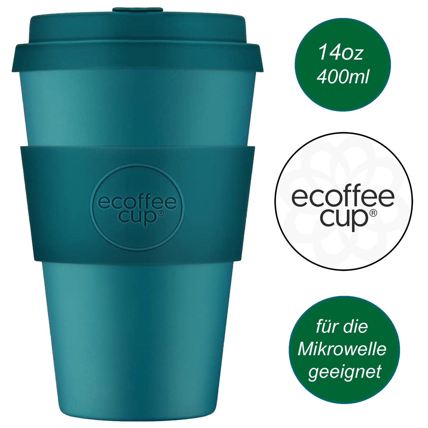 LS-LebenStil Küche & Haushalt Ecoffee Cup Bay of Fires Becher 400ml