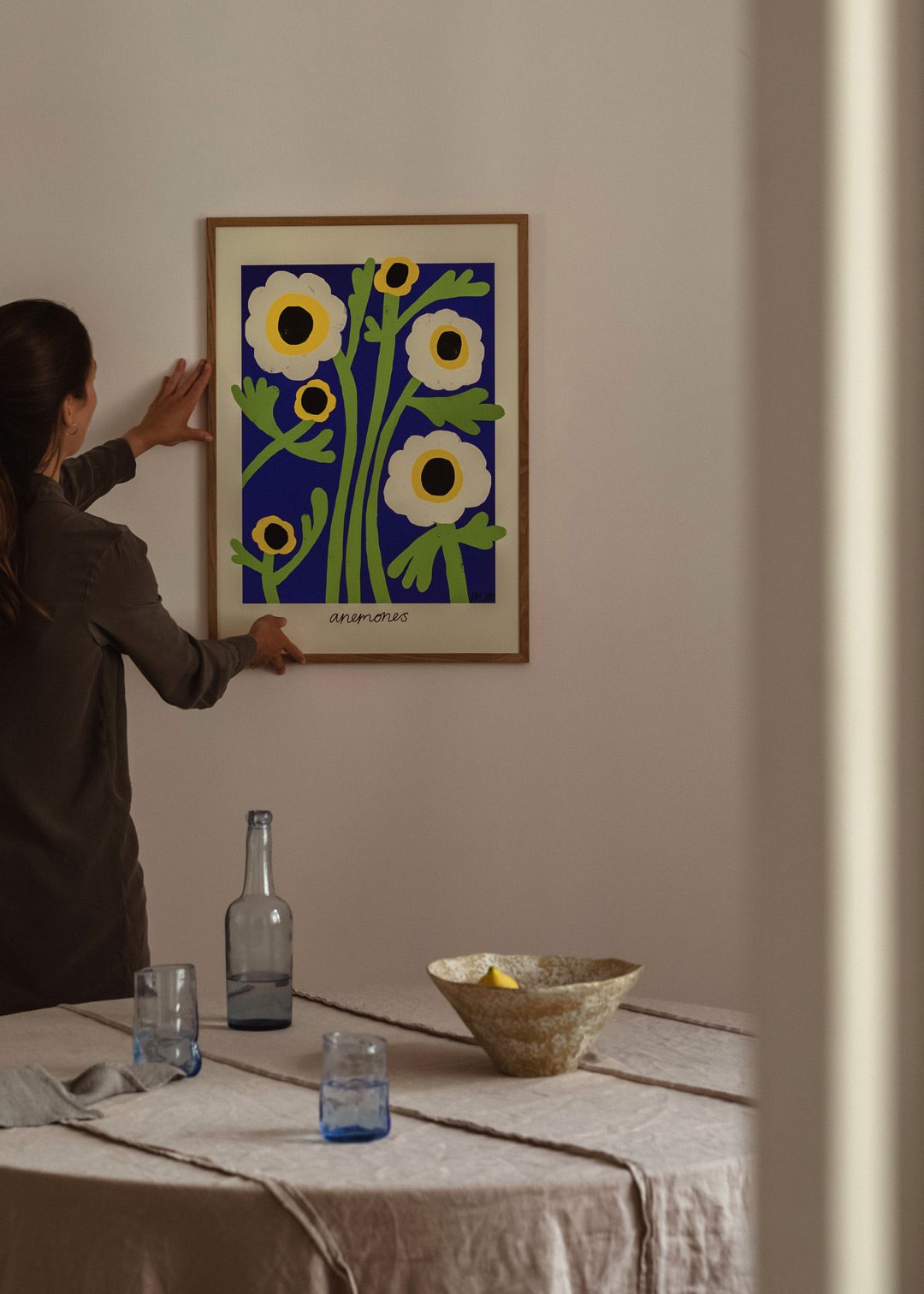 The Poster Club Art Prints Yellow Anemones Poster A4 gelb