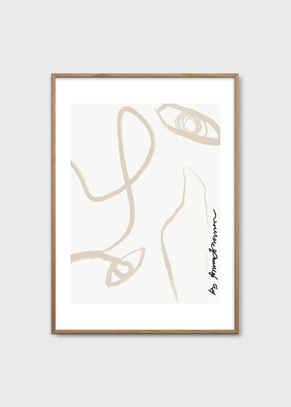 The Poster Club Eyes Poster Figurativ Portrait