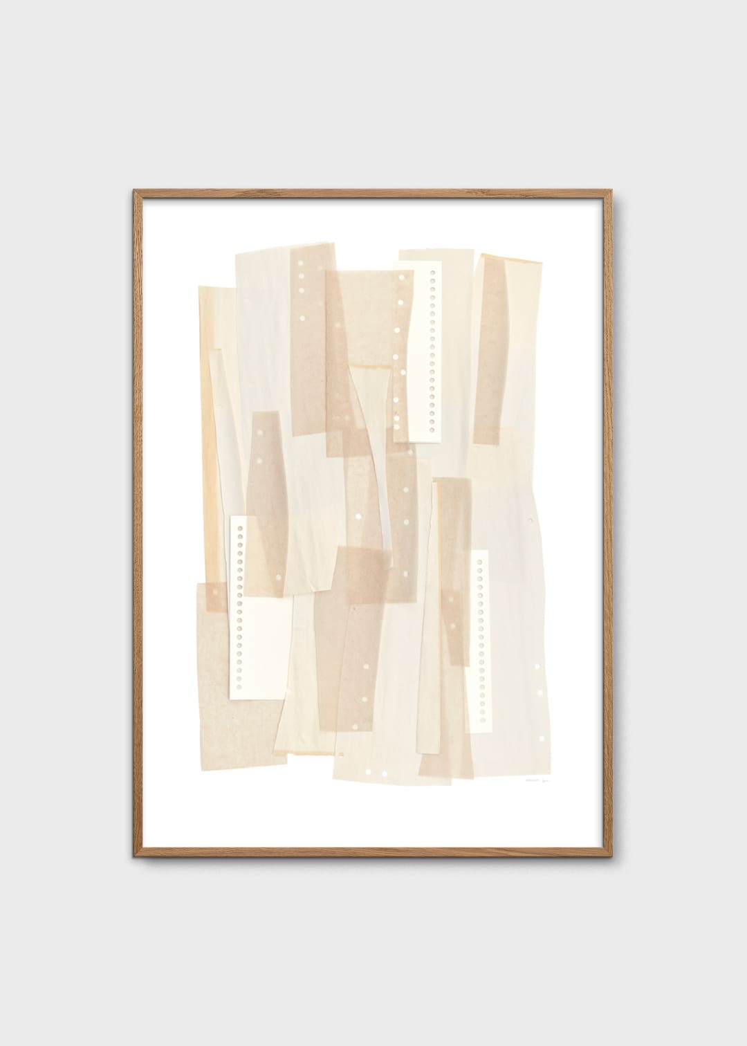 The Poster Club Balance No. 122 Kunstdruck 30x40 beige