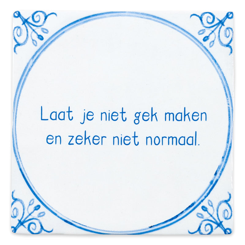 Storytiles Delft Blue Typical Fliese 10x10 cm eigener Text
