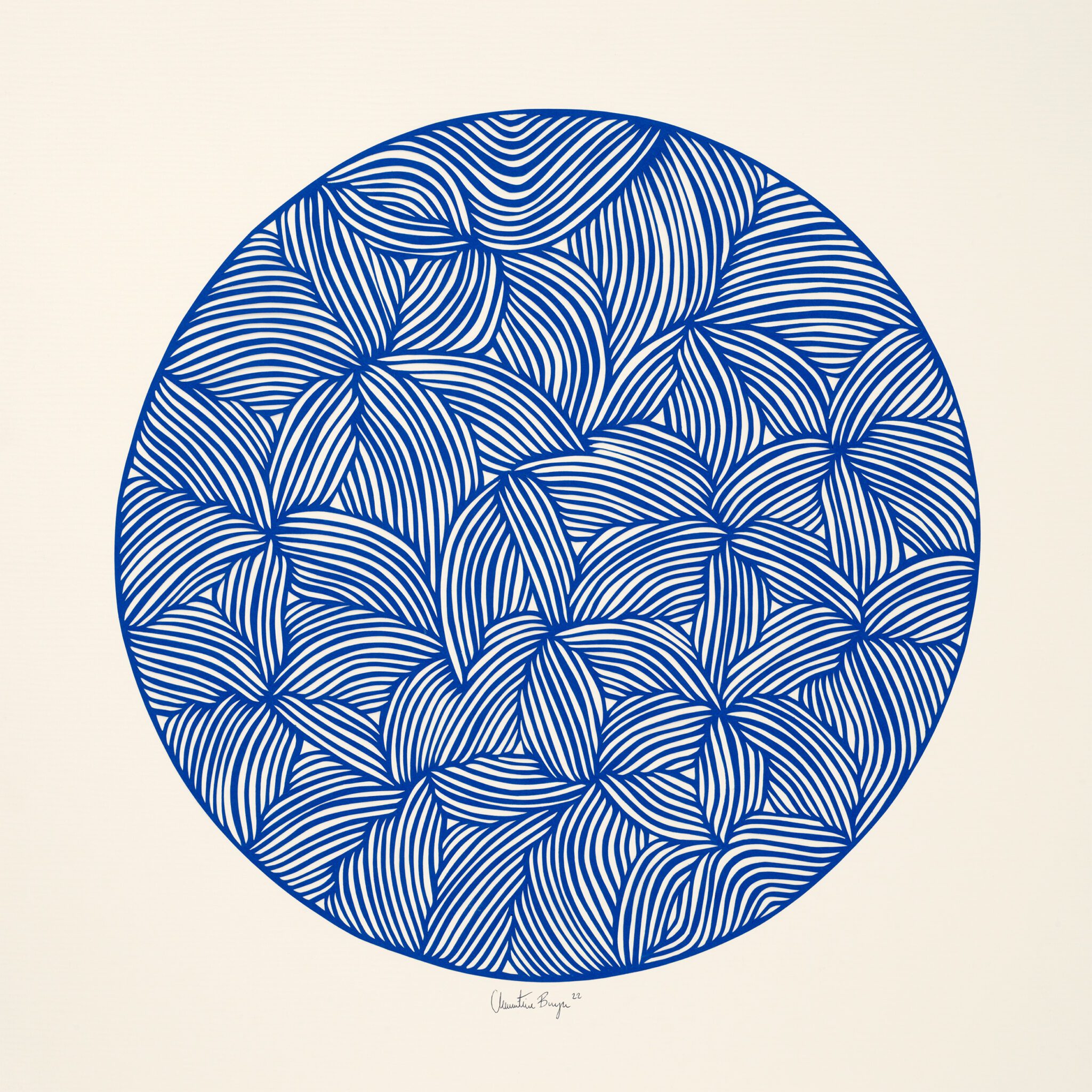 The Poster Club Art Prints Moon No 02 Poster 50x50 cm beige