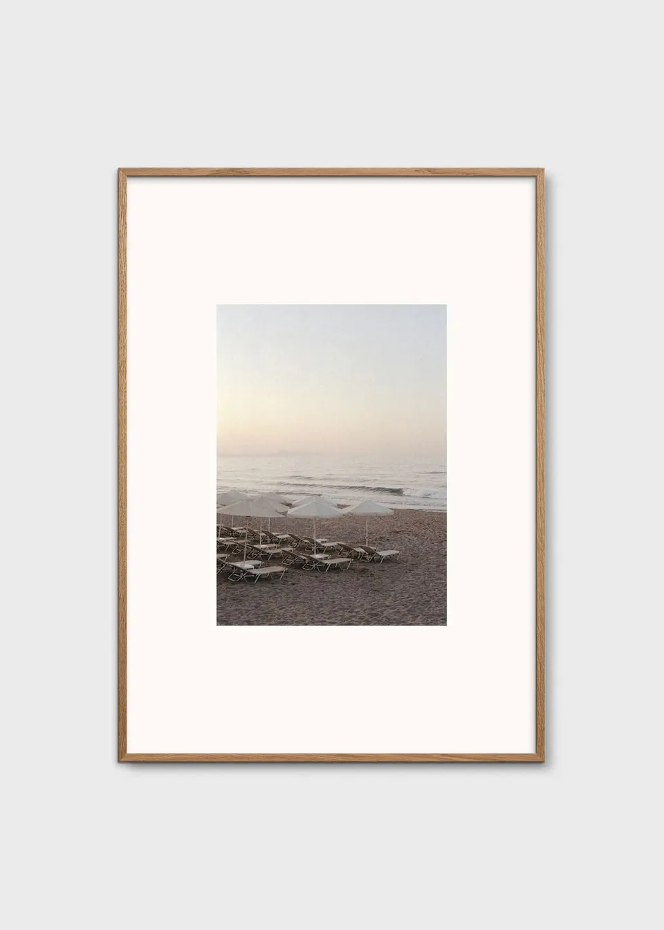 The Poster Club Sunset Swims Fotoposter A4 blau