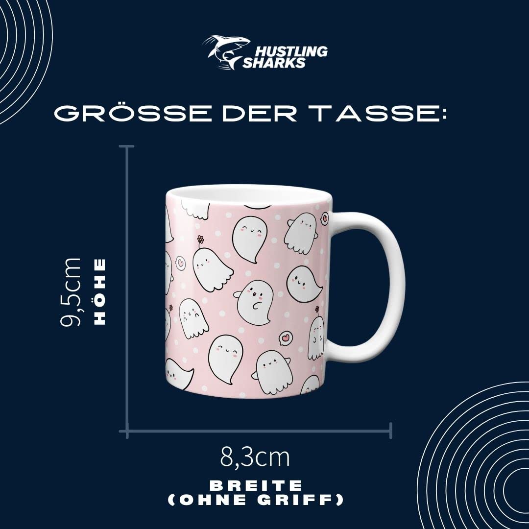 Hustling Sharks Wandbilder Süße Geister Tasse 330ml schwarz