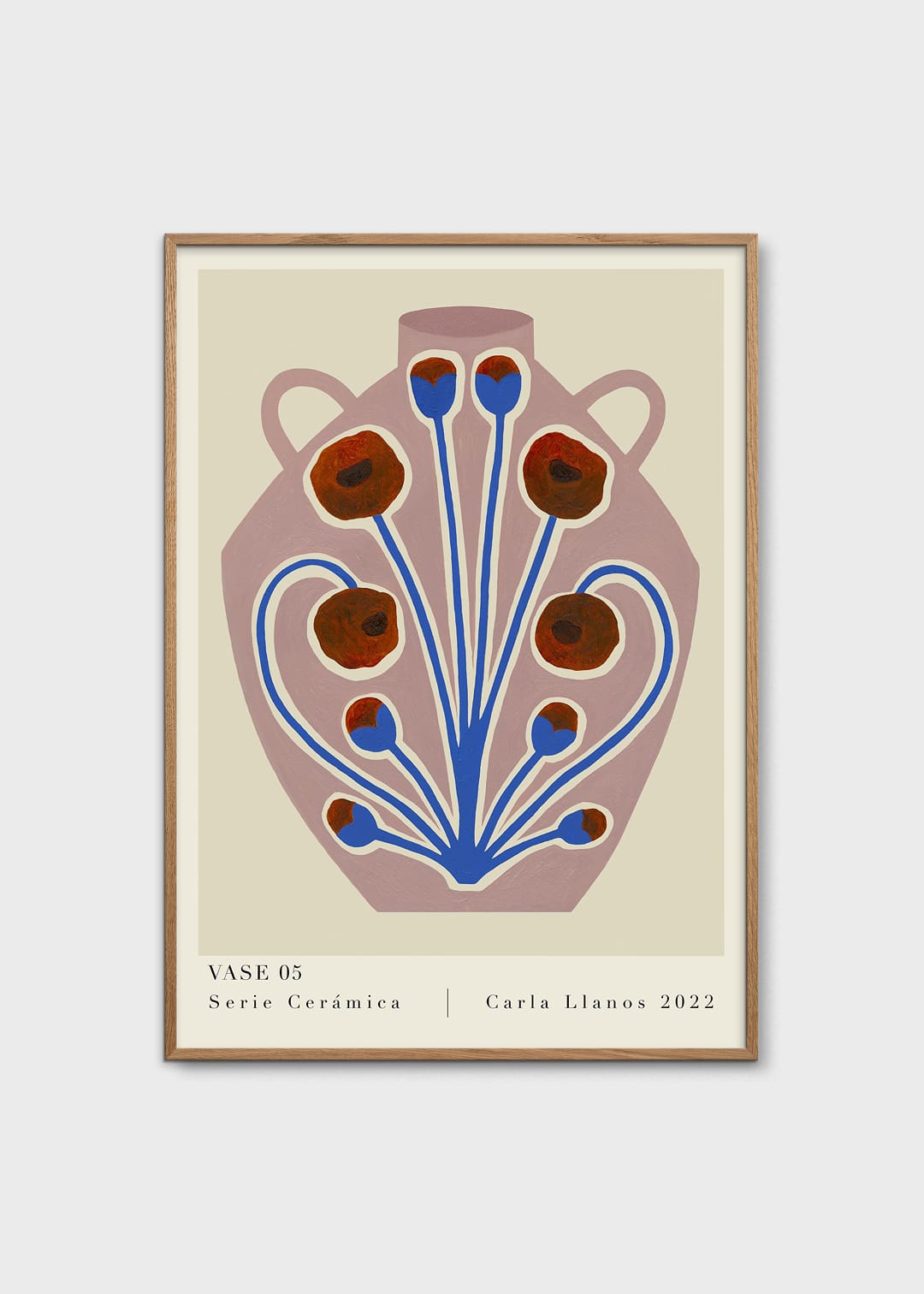 The Poster Club Art Prints Vase 05 Poster 30x40 cm bunt