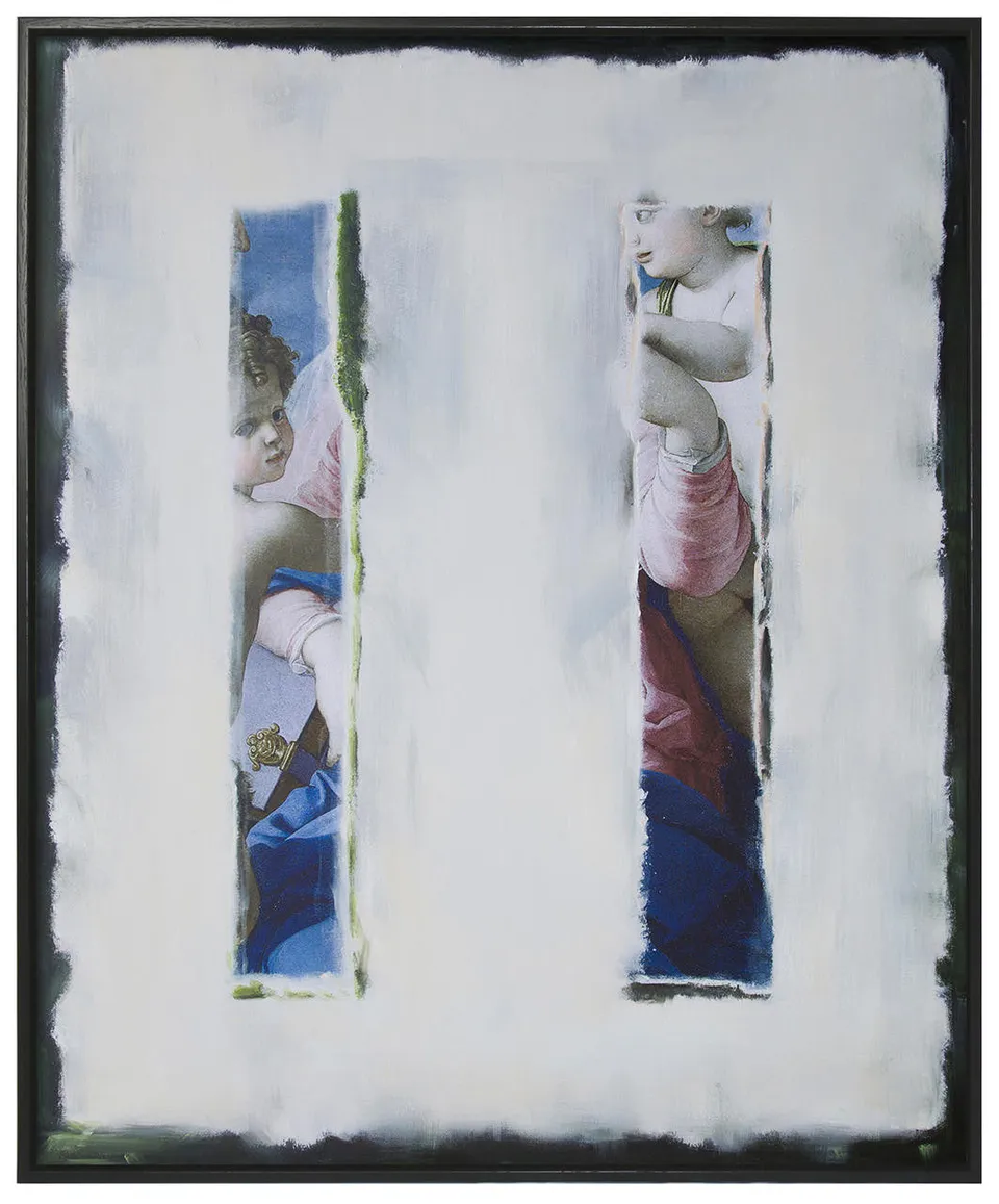 Mineheart The Two Children Kunstdruck Leinwand 99x120 Limitiert