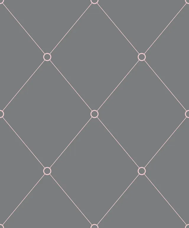 Mineheart Quilt Outline Tapete Rosa Grau Pastell