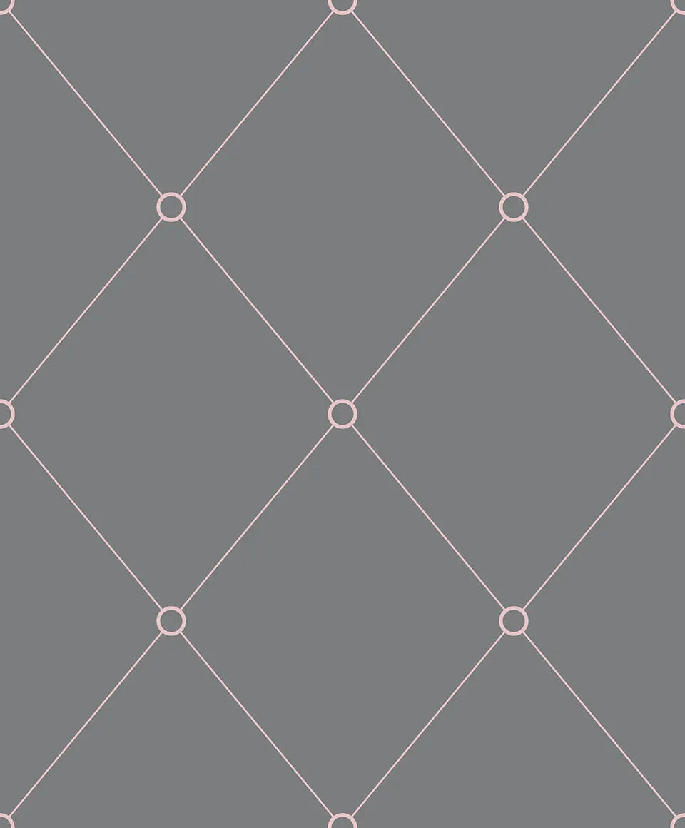 Mineheart Quilt Outline Tapete Rosa Grau Pastell