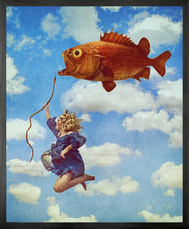 Mineheart Wall Art Expectations Fly High Leinwand 30x41