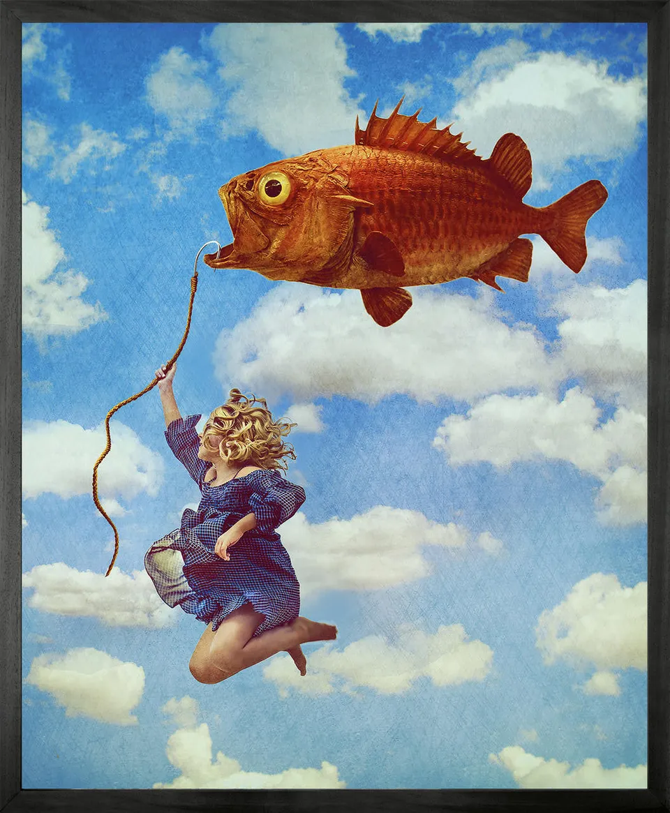 Mineheart Wall Art Expectations Fly High Leinwand 30x41