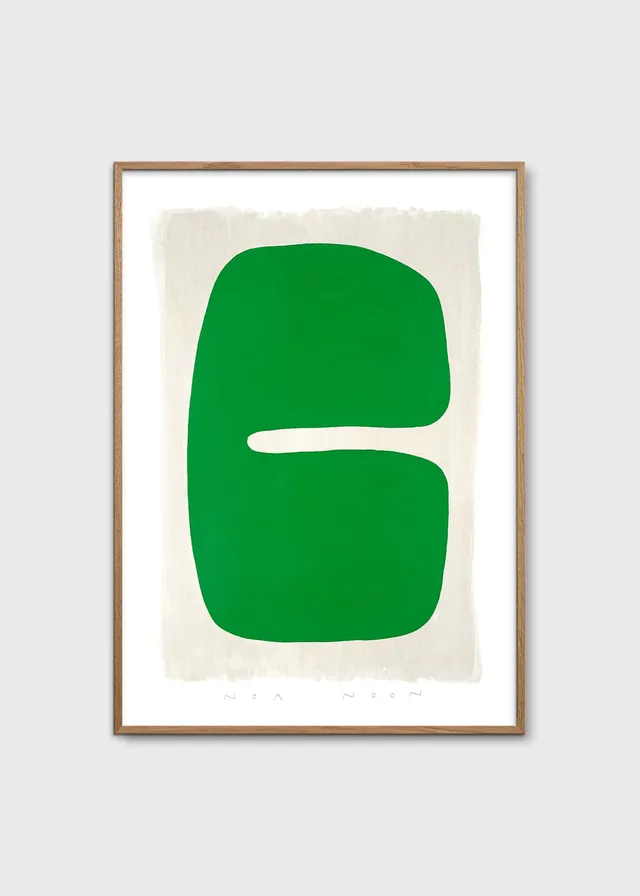The Poster Club Art Prints Hommage au Vert Poster 30x40 cm grün