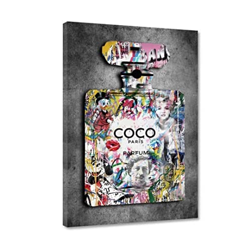 Hustling Sharks Wandbilder Pop Art Leinwand 60x90cm bunt