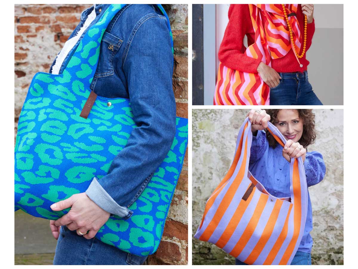LS-LebenStil Shopper & Taschen Vintage Shopper Palma Leo 43x35cm
