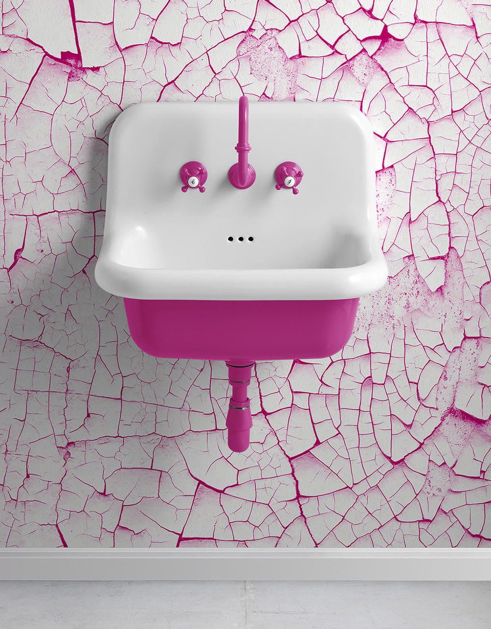 Mineheart Scratch M Wallpaper Tapete Rosa A3 Muster