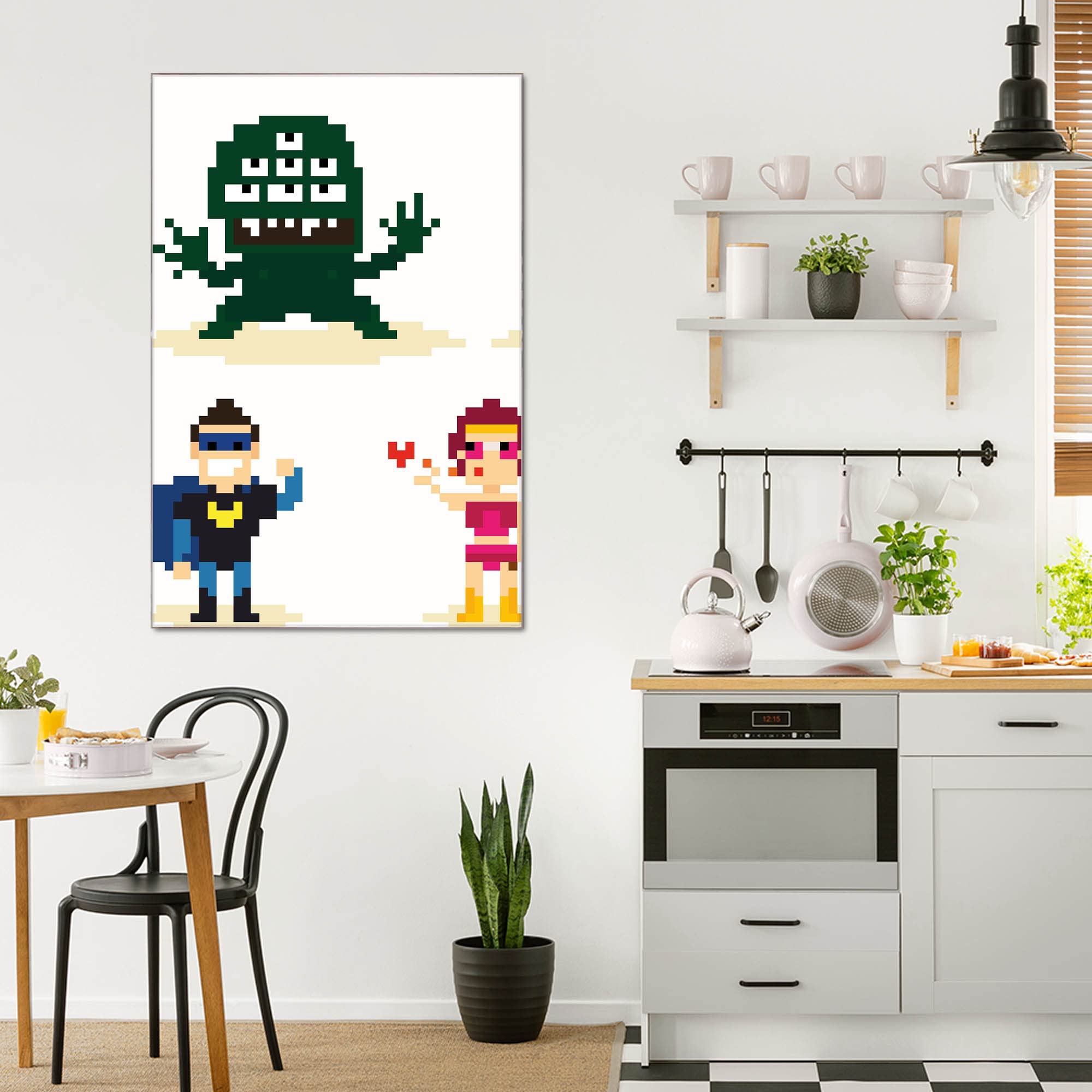 Banjado Magnettafel Superhelden Magnetboard 60x40 cm Kinder