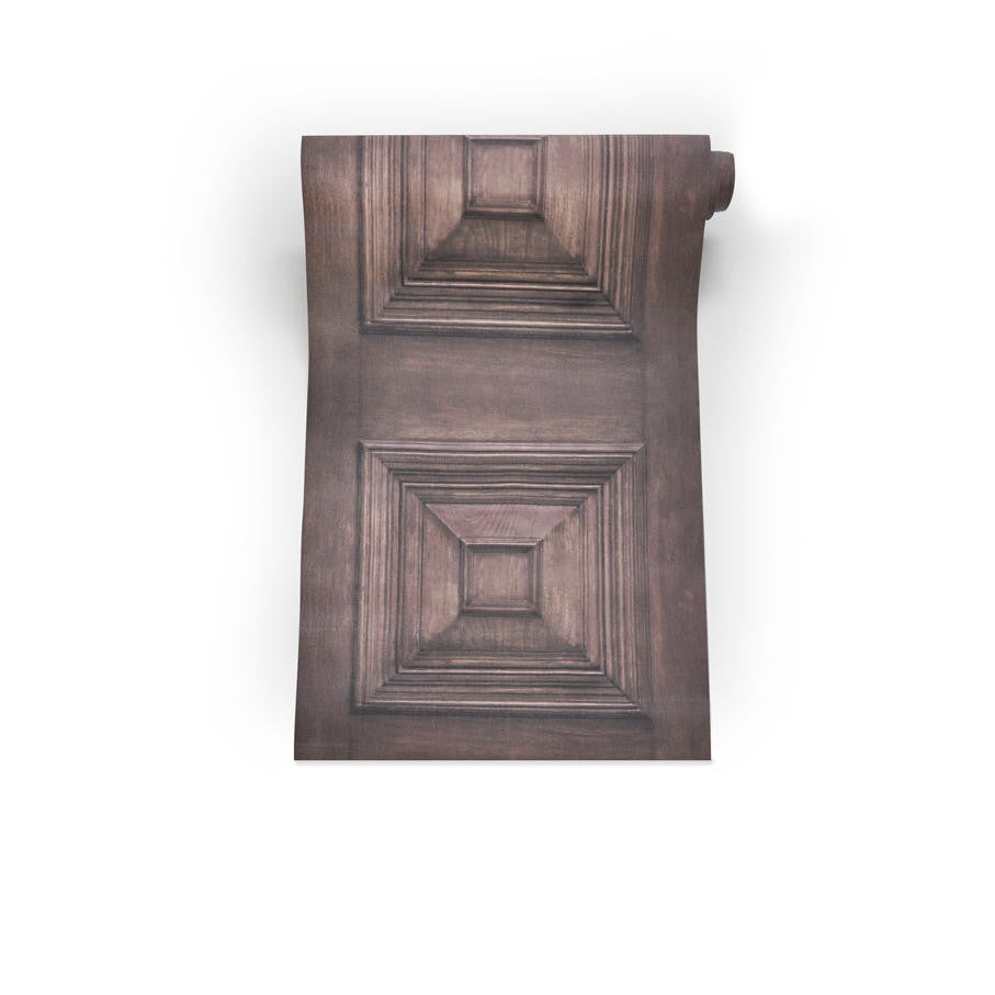 Mineheart Wallpaper Dark Oak Victorian Tapete Dunkle Eiche