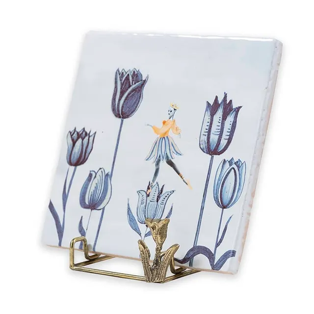 Storytiles Holdie Golden Tulip Fliesenhalter Gold Tulpe