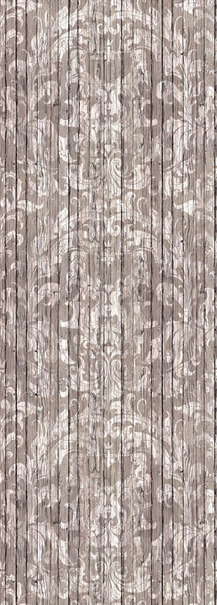 Mineheart Light Driftwood Damask Tapete A3 Muster Hell