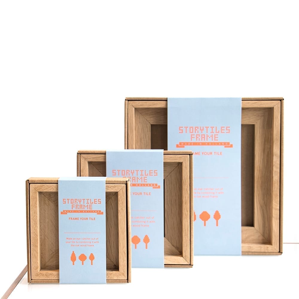 StoryTiles Tile frames Lijst Bilderrahmen S 10x10 cm Eiche