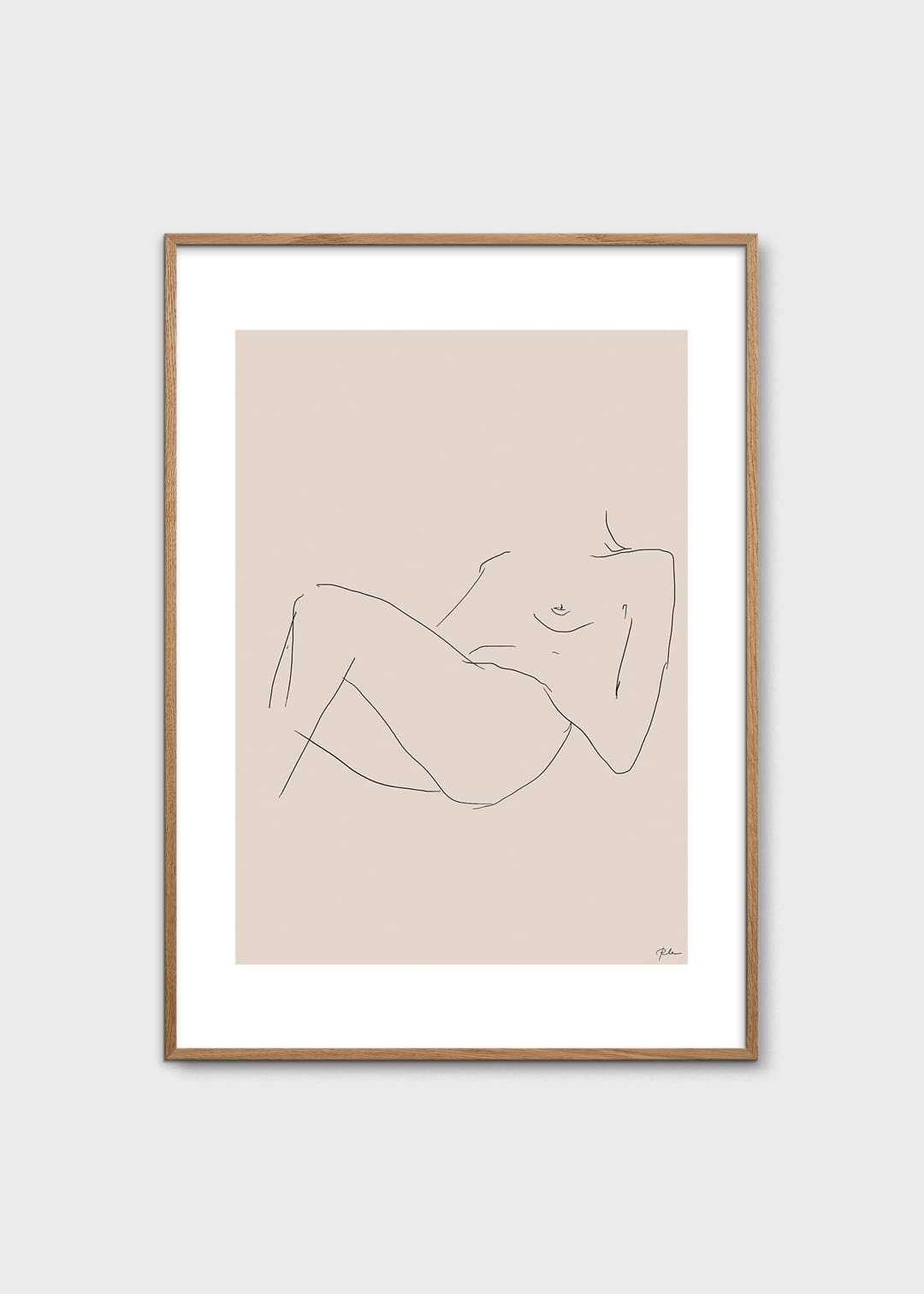 The Poster Club Raukeus Poster 50x70 cm Rosa Figuren