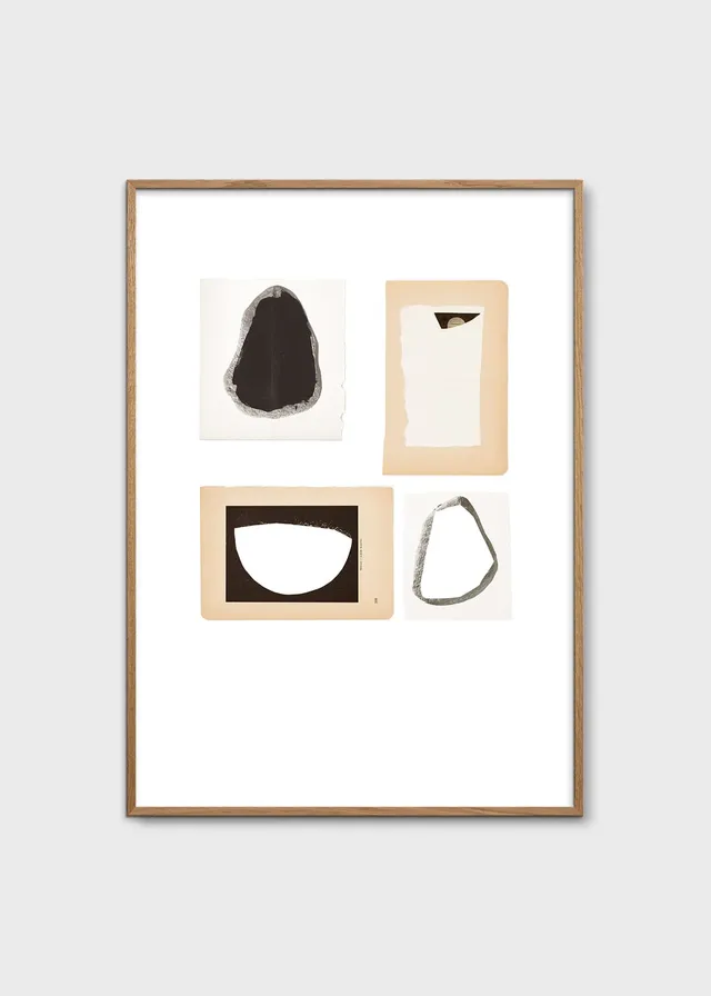 The Poster Club Rocks Kunstdruck A4 beige