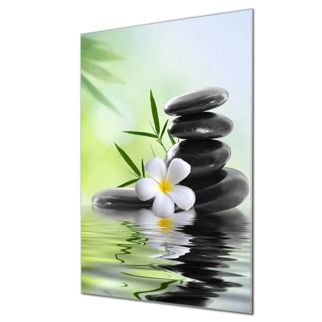 Banjado Magnettafel Steine & Relax 6 Glas 40x60 beschreibbar