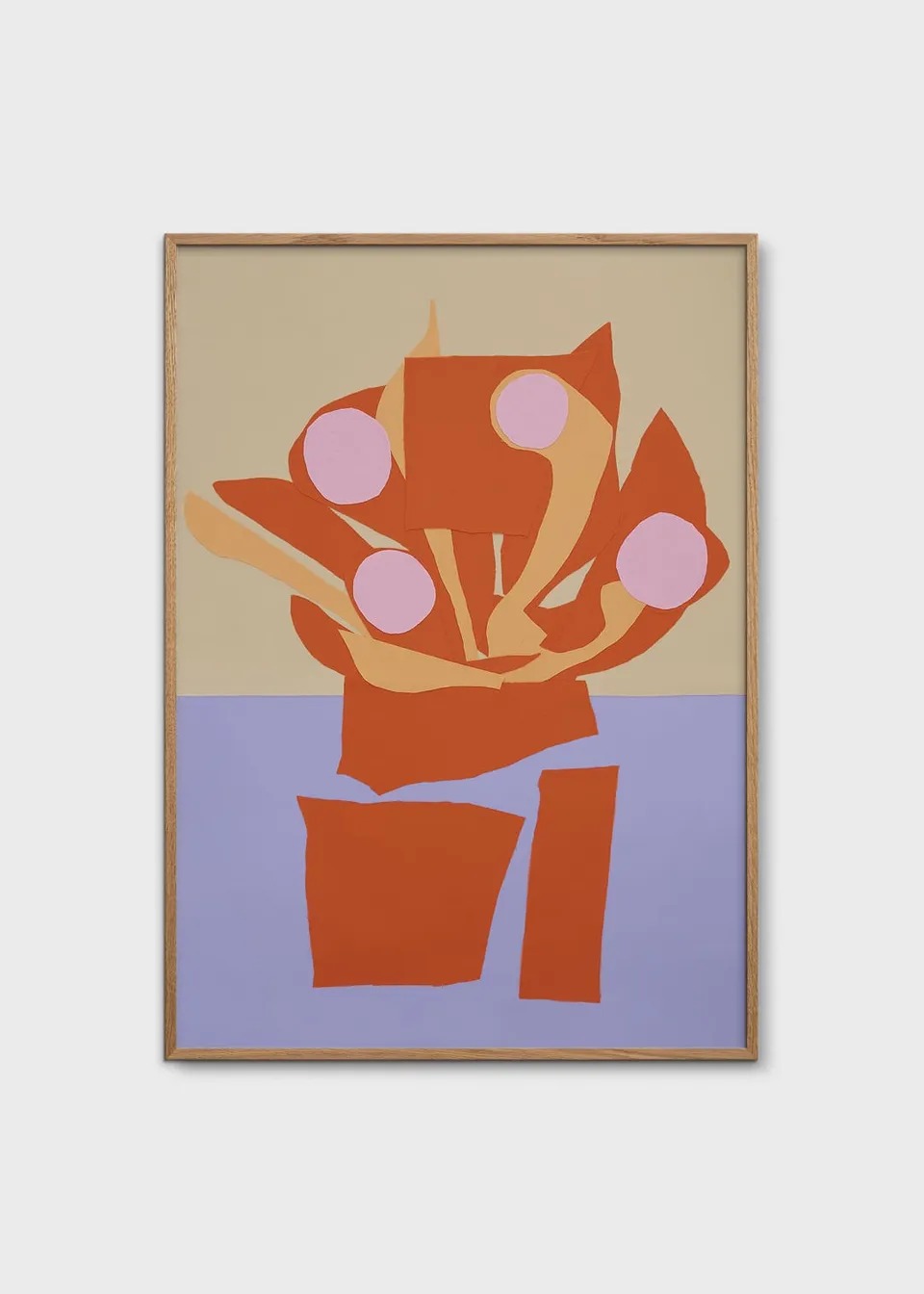 The Poster Club Floral Poster 30x40 cm beige floral