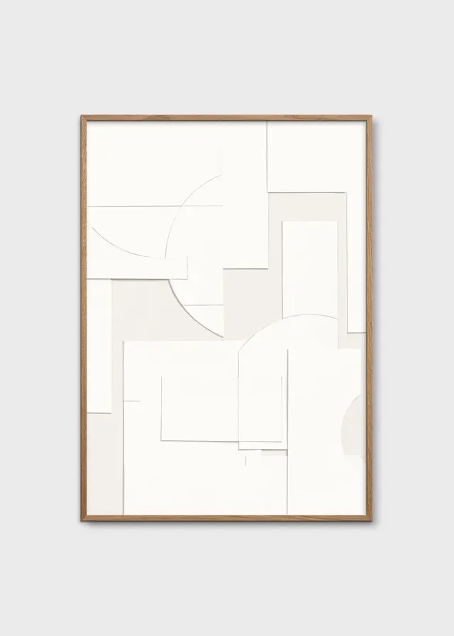 The Poster Club Deconstructed No. 35 Poster 30x40 cm weiß