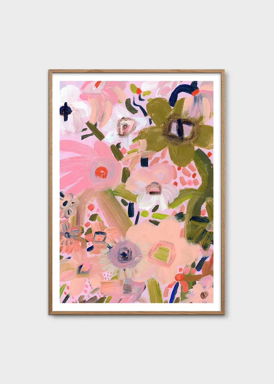 The Poster Club Art Prints Joyful Dance Kunstdruck 30x40 cm rosa