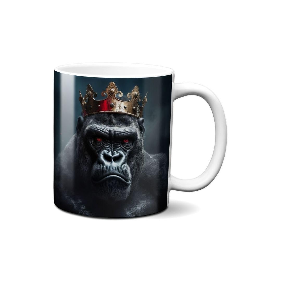 Hustling Sharks Wandbilder Der böse König Tasse 330ml weiß Keramik