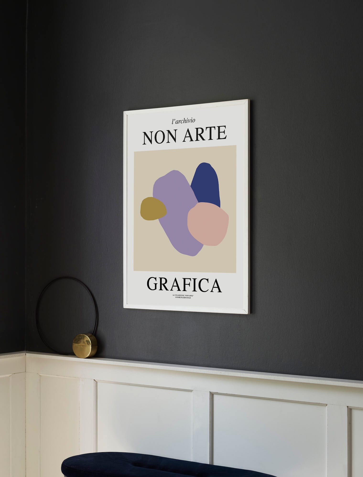 The Poster Club Non Arte Grafica 01 Kunstdruck 50x70 beige