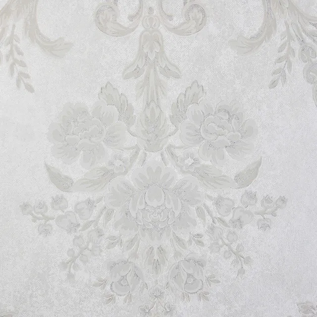 Mineheart Wallpaper Wimpole Floral Tapete Weiss Rolle