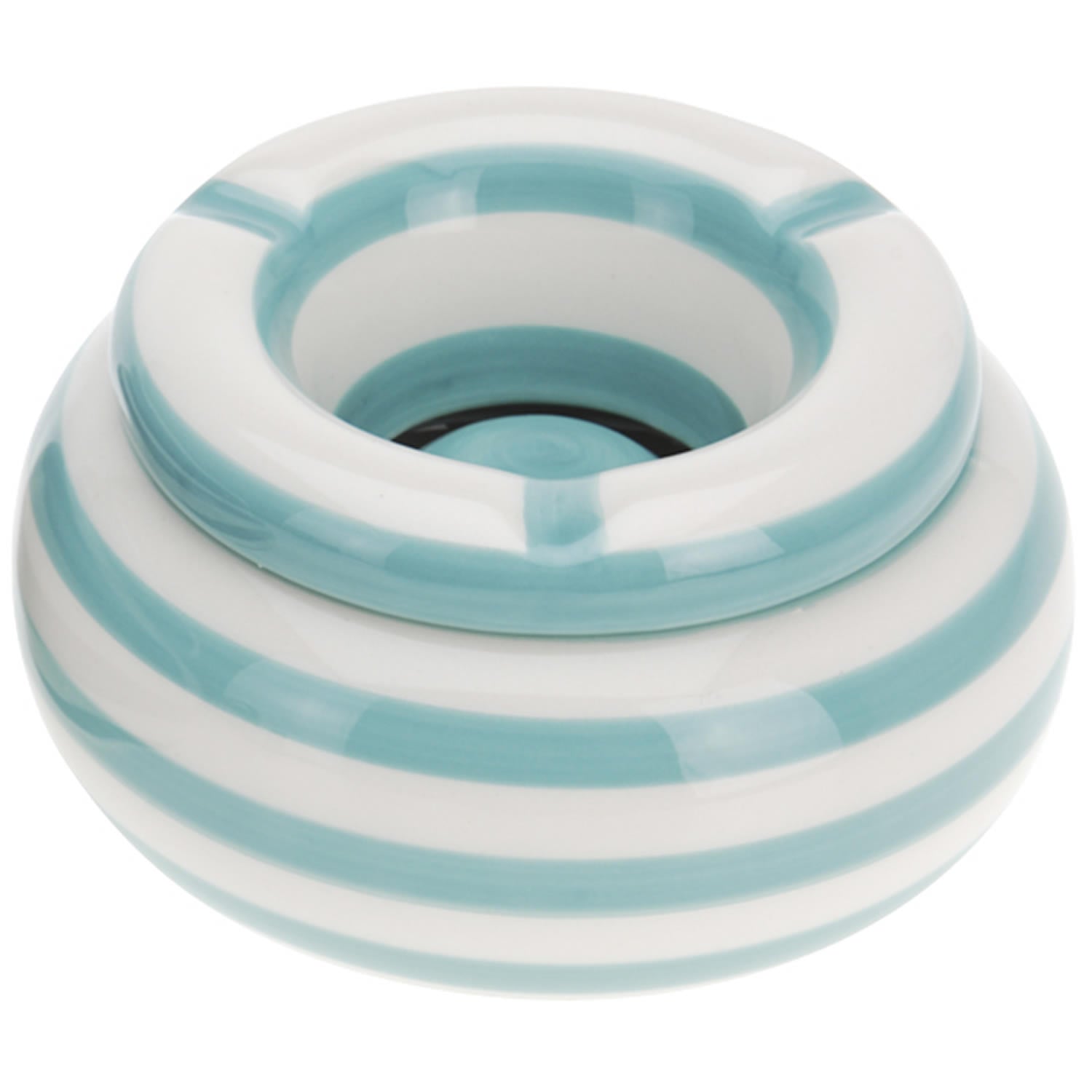 LS-LebenStil Küche & Haushalt Sturmaschenbecher 11x6cm Türkis