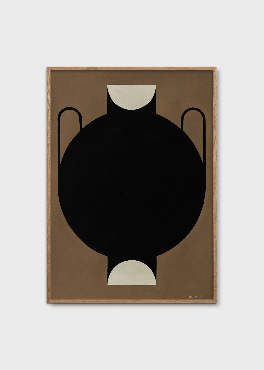 The Poster Club Art Prints Silhouette af a Vase 11 Poster 30x40 cm schwarz