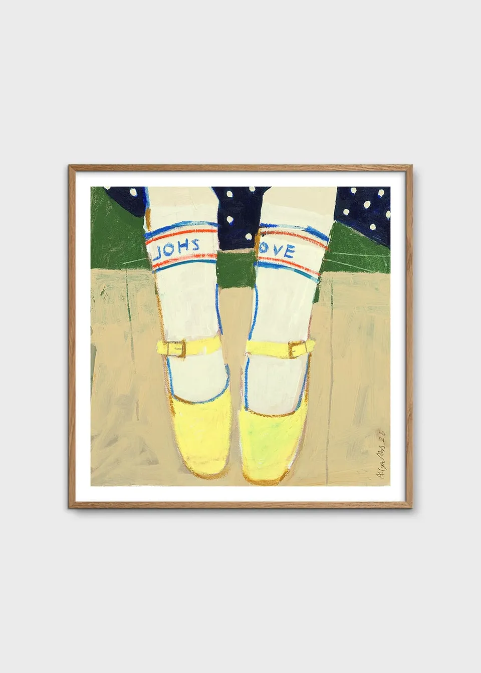 The Poster Club On the Jetty Poster 50x50 cm figurativ