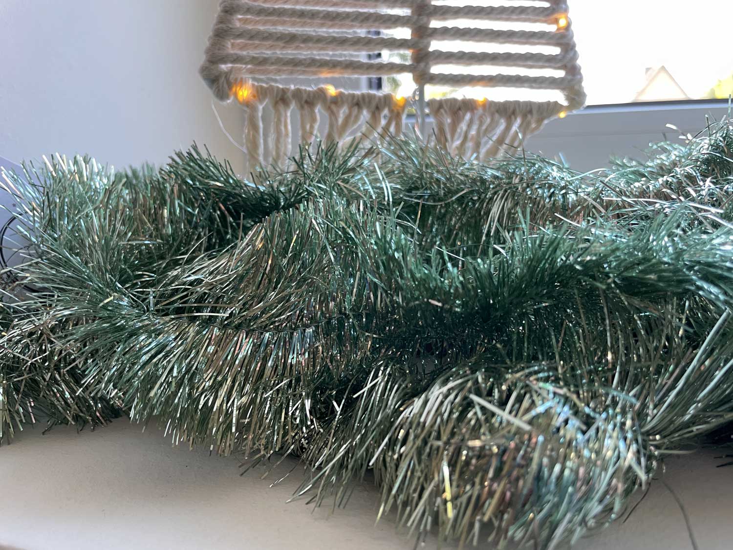 LS-LebenStil Brillant Weihnachts-Girlande Grün 270cm
