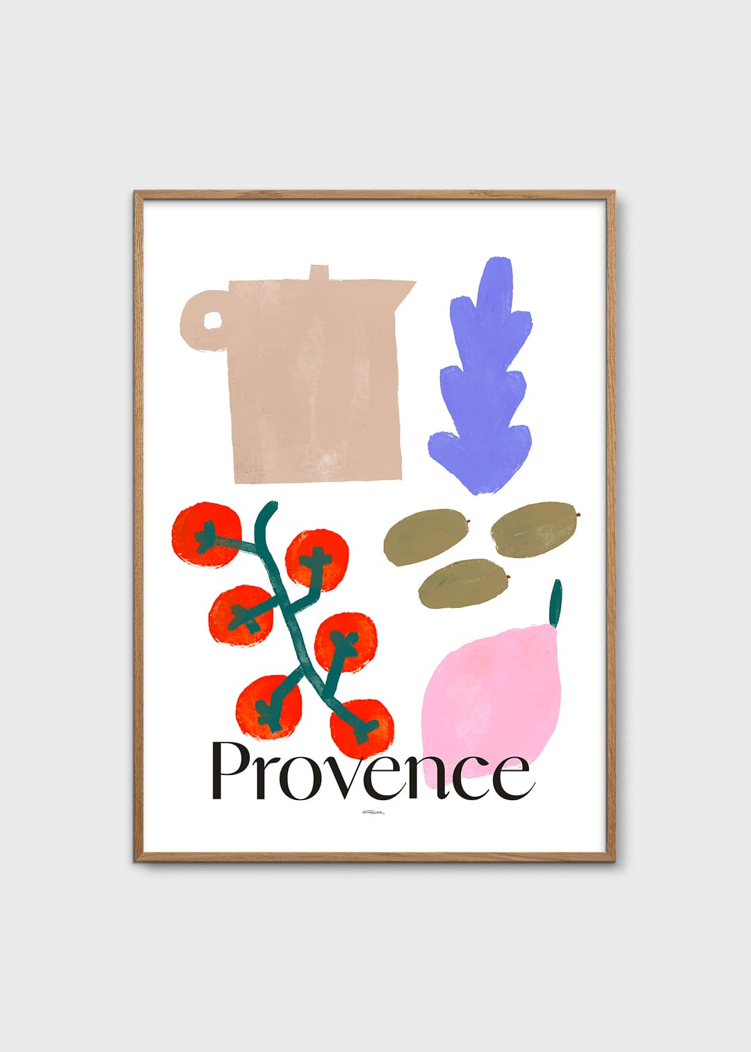 The Poster Club Provence Poster 30x40 cm beige
