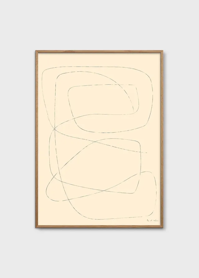 The Poster Club Art Prints Mid 08 Poster 30x40 cm Beige