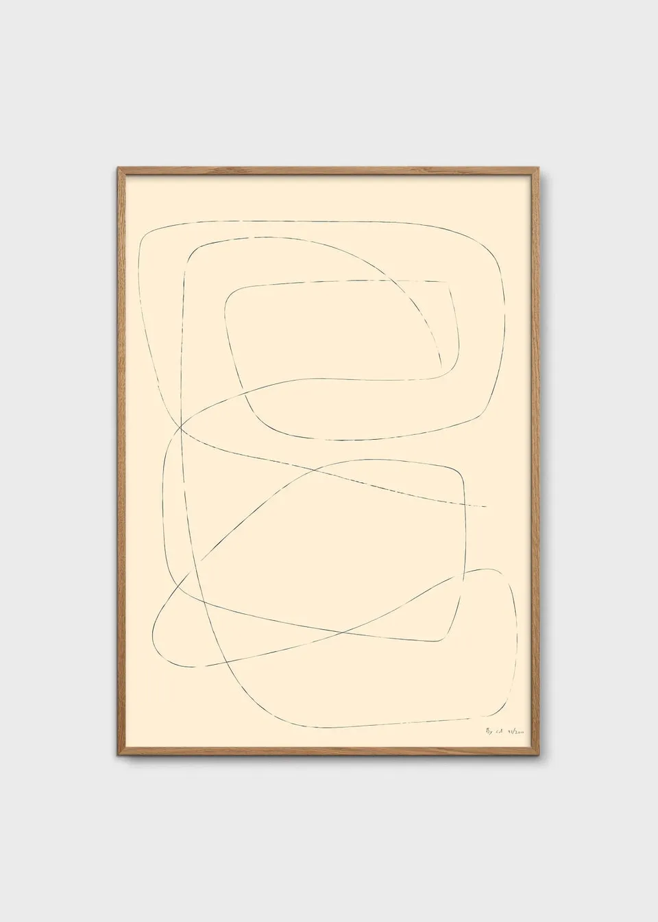The Poster Club Art Prints Mid 08 Poster 30x40 cm Beige