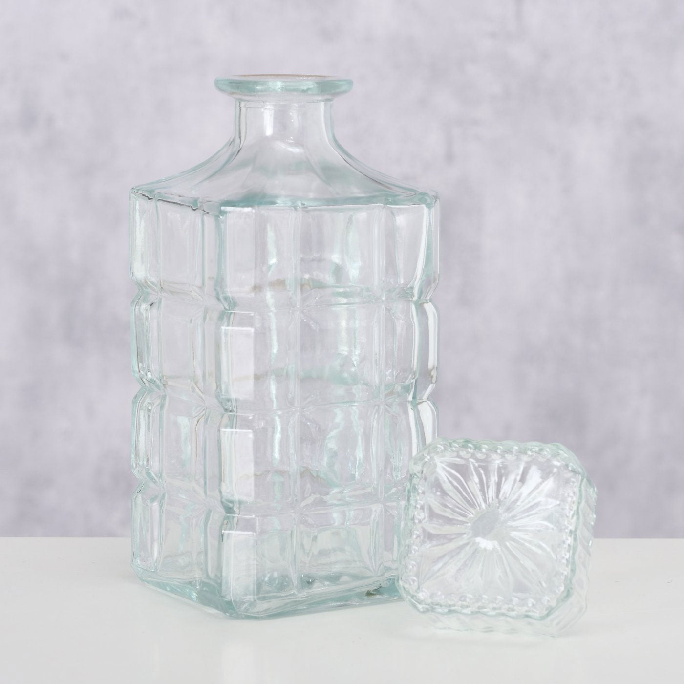 LS-LebenStil Glaskaraffe Kristall 900ml Whisky Dekanter