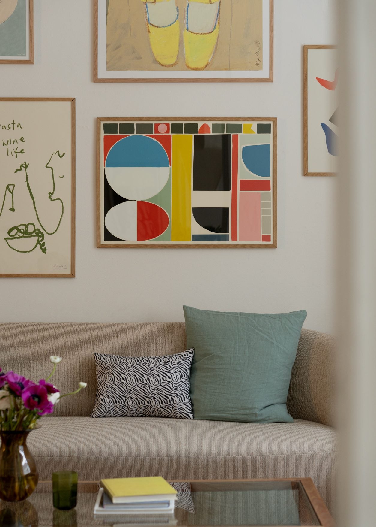 The Poster Club Palette Poster 30x40 cm Geometrisch
