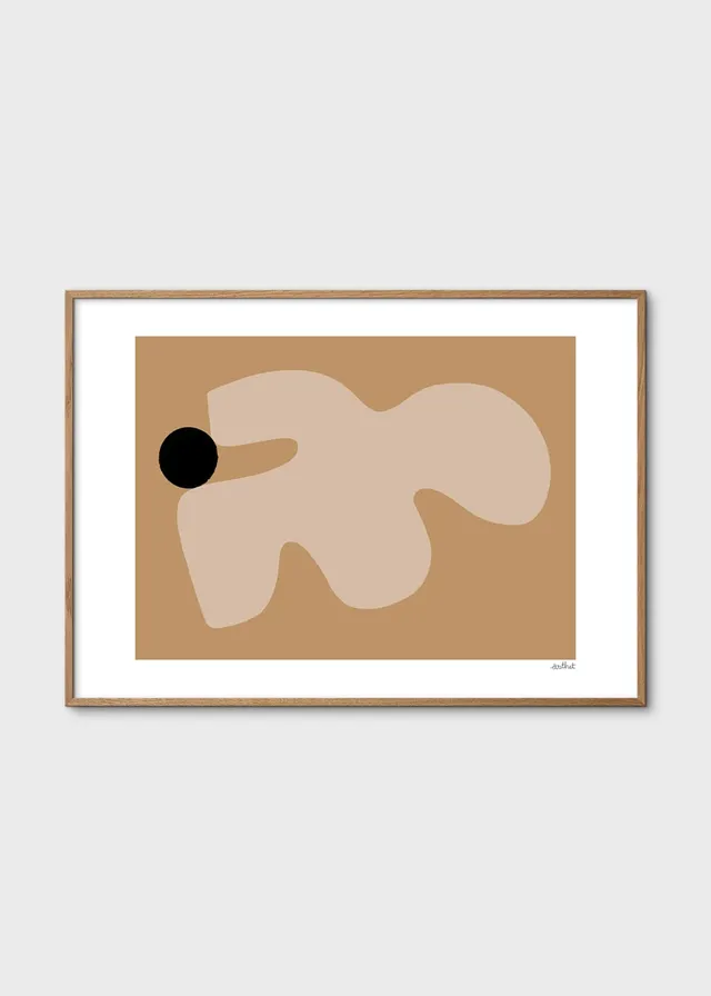 The Poster Club Art Prints Abstrakturm Poster 30x40 Beige-Blau
