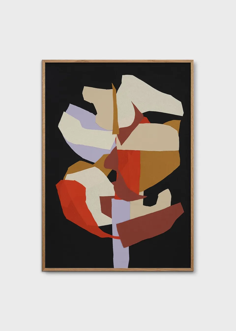 The Poster Club Art Prints Blooming Poster A4 Schwarz