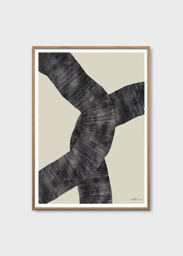 The Poster Club Art Prints Abstract 697 Poster 30x40 cm beige